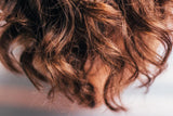 Brown hair with split ends