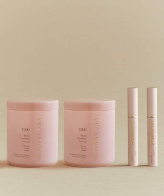 Ultimate Lash & Brow Kit - Glass Jar